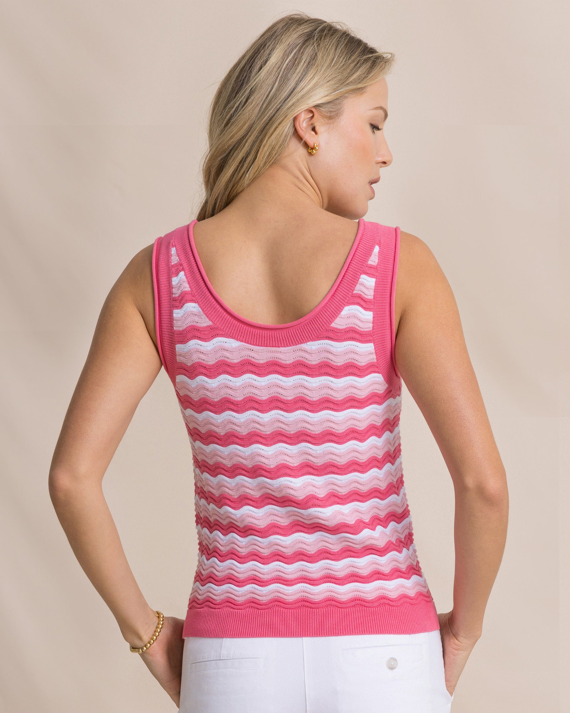 Lucila Sweater Tank - Island Pink